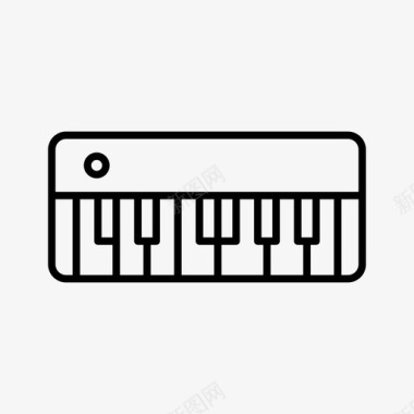 钢琴作曲家乐器图标