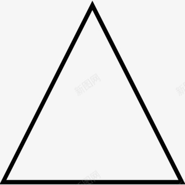 等腰三角形场平坦图标