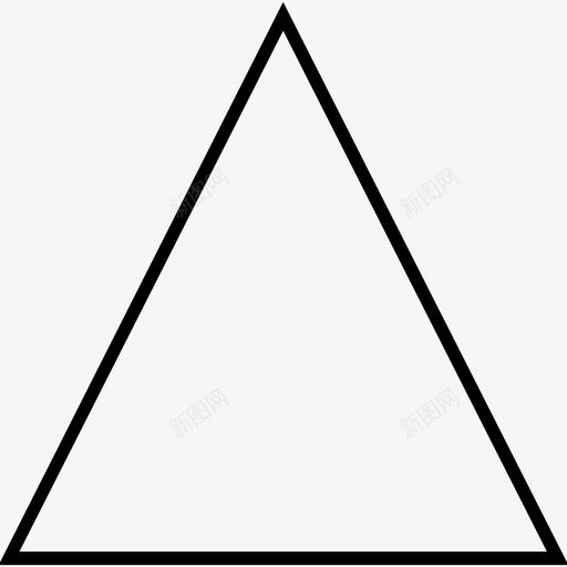 等腰三角形场平坦svg_新图网 https://ixintu.com 等腰三角形 平坦 三面体