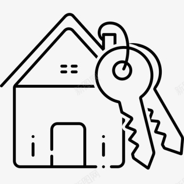 房屋贷款抵押贷款房产图标