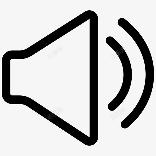 音量音频音乐svg_新图网 https://ixintu.com 音乐 音量 音频 音乐声 声音 扬声器 音量控制 控制