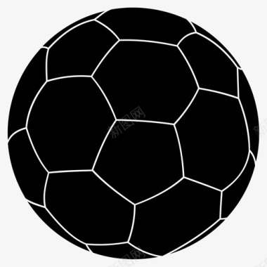 足球球体运动图标
