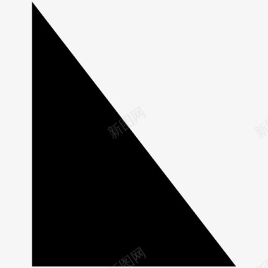 直角三角形肘形场图标