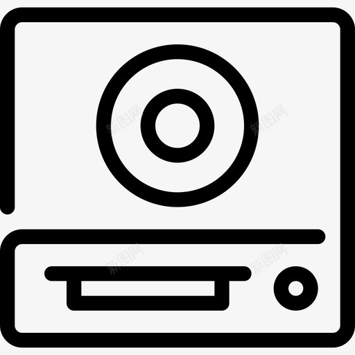 cd播放机计算机硬件svg_新图网 https://ixintu.com 播放机 计算机 硬件 读卡器