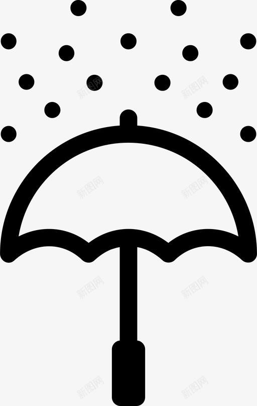 雨伞雪雨季季节svg_新图网 https://ixintu.com 雨伞 雨季 季节 天气