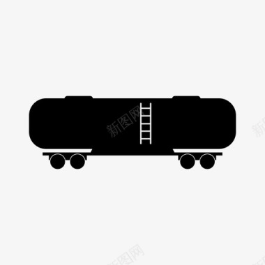铁路油罐车集装箱工业图标