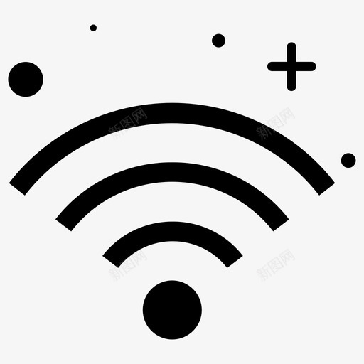 wifi线性svg_新图网 https://ixintu.com 线性