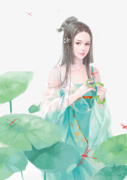 荷花少女l2素材