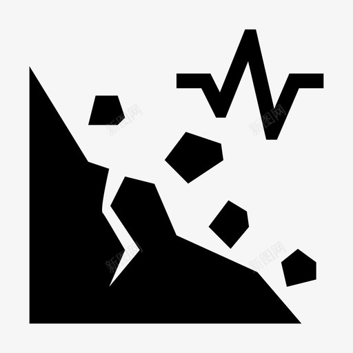 地质灾害svg_新图网 https://ixintu.com 地质 灾害