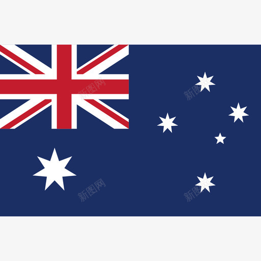 澳大利亚旗svg_新图网 https://ixintu.com 澳大利亚