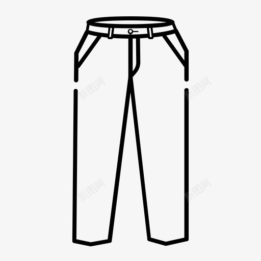 西裤svg_新图网 https://ixintu.com 西裤