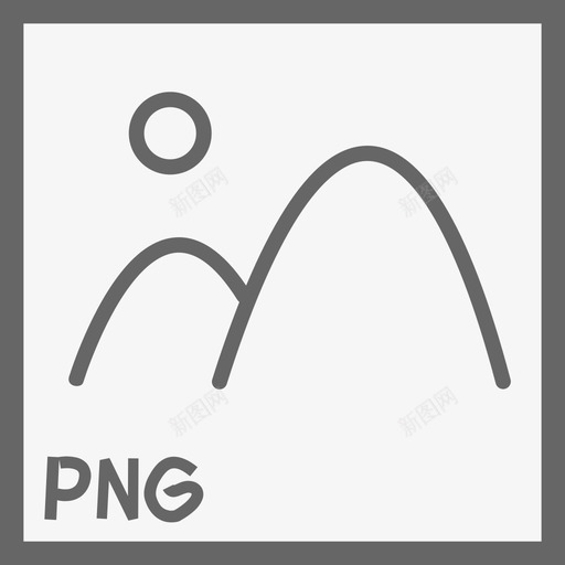 PNG图片文件格式svg_新图网 https://ixintu.com 图片 文件 格式 线性