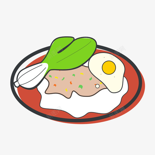 盖浇饭svg_新图网 https://ixintu.com 盖浇