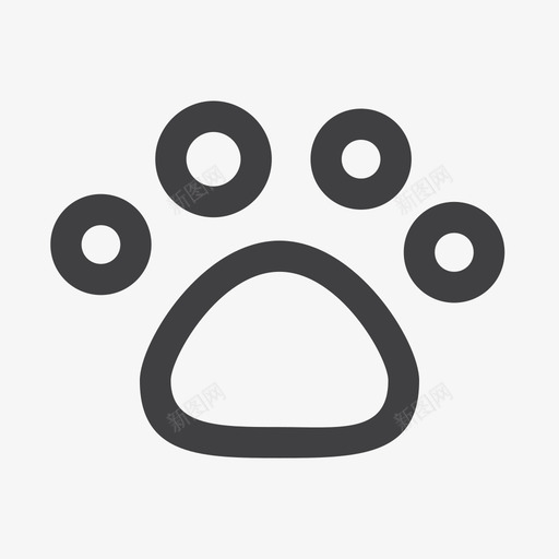 宠物肉垫svg_新图网 https://ixintu.com 宠物 肉垫
