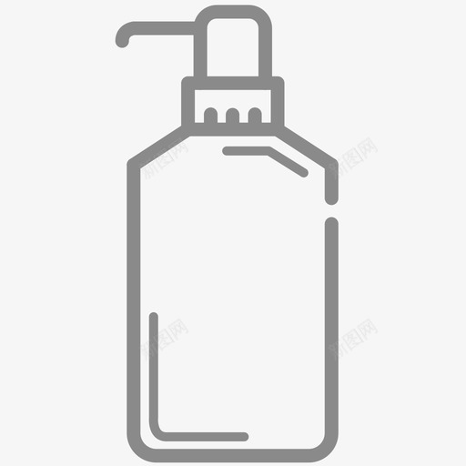 洗发液单色svg_新图网 https://ixintu.com 洗发液 单色 线性