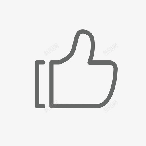 icon10待点赞svg_新图网 https://ixintu.com 待点