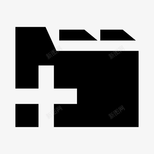 icon新建文件夹svg_新图网 https://ixintu.com 新建 文件夹
