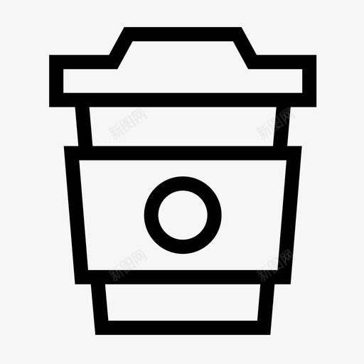 外带咖啡svg_新图网 https://ixintu.com 外带 咖啡