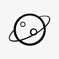 外星人精美宇宙星球单色线高清图片