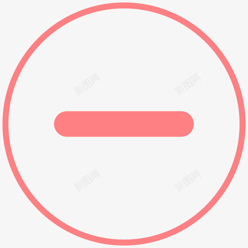 icon减点击svg_新图网 https://ixintu.com 点击