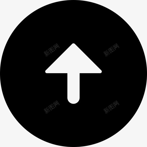 箭头上粗线条2fillsvg_新图网 https://ixintu.com 箭头 头上 粗线条