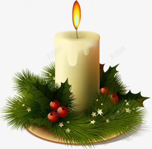 圣诞节白色蜡烛素材png免抠素材_新图网 https://ixintu.com 圣诞节 圣诞元素 圣诞蜡烛 圣诞素材