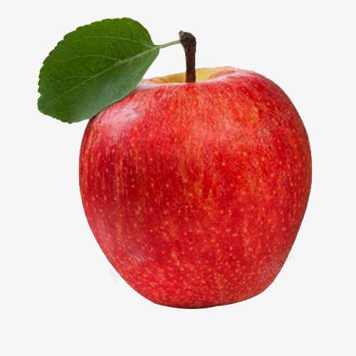 水果苹果新鲜红苹果png免抠素材_新图网 https://ixintu.com 苹果红 苹果 水果 水滴 绿叶