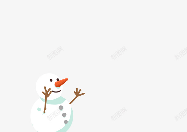 原创插画冬天雪人png免抠素材_新图网 https://ixintu.com 冬天 雪人 大雪 小女孩