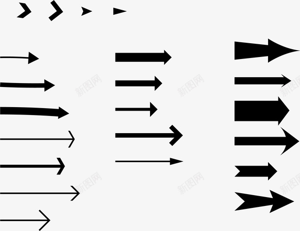 各种各样的箭头png免抠素材_新图网 https://ixintu.com 箭头 透明 各种各样 很多种