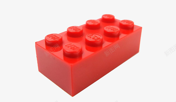 红色积木元素png免抠素材_新图网 https://ixintu.com 积木 积木玩具 塑料积木 组装积木 积木块