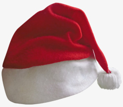 圣诞节红色可爱暖和帽子素材