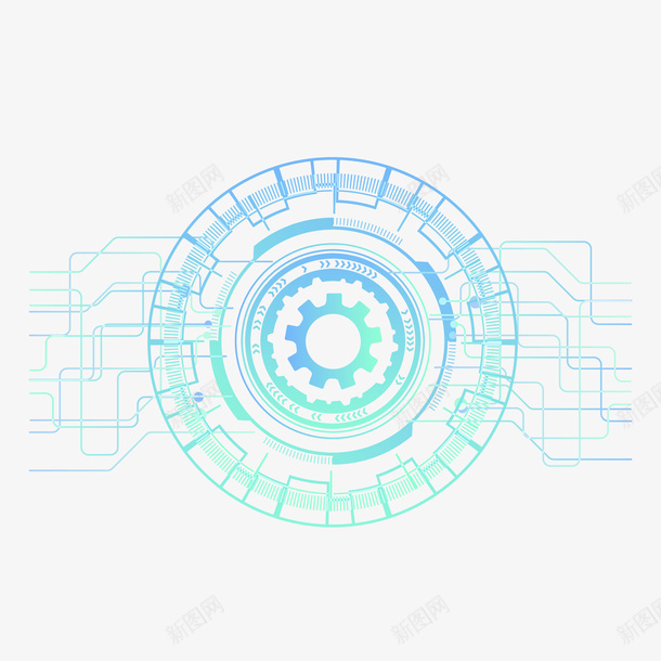 高科技设计图片png免抠素材_新图网 https://ixintu.com 未来高科技 玄幻 科技 蓝色 赛博朋克