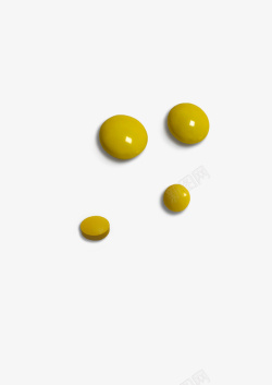 黄色药片免抠素材实拍素材