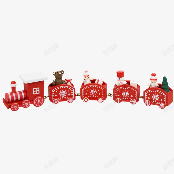 圣诞小火车玩具png免抠素材_新图网 https://ixintu.com 圣诞小火车 玩具火车 圣诞节装饰 装饰元素