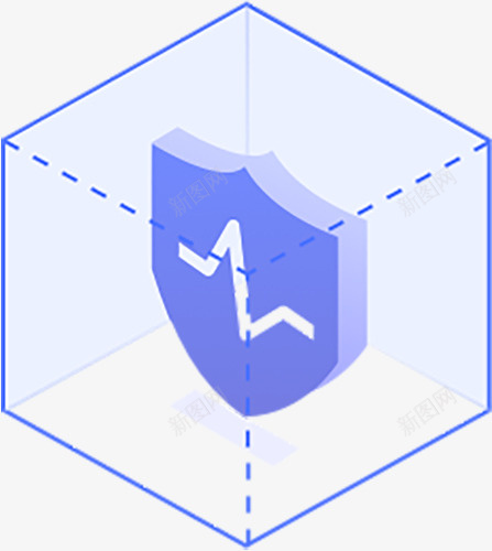 25D安全图标png_新图网 https://ixintu.com 安全 25D图标 盾 安全数据