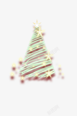 快乐圣诞节圣诞树星星圣诞快乐高清图片