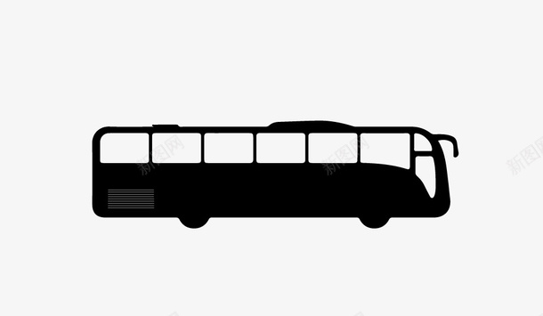 客车大巴车汽车图ai免抠素材_新图网 https://ixintu.com 大巴车 汽车 客车 公交车