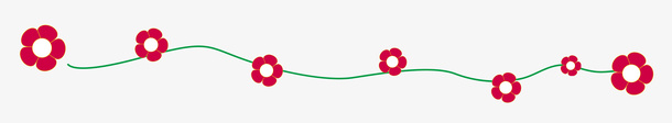 小花元素边框花朵绿边装饰png免抠素材_新图网 https://ixintu.com 花朵 春季 边框 装饰