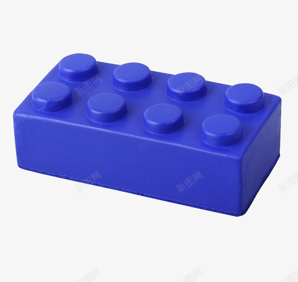 蓝色积木塑料png免抠素材_新图网 https://ixintu.com 积木 积木玩具 塑料积木 组装积木 积木块