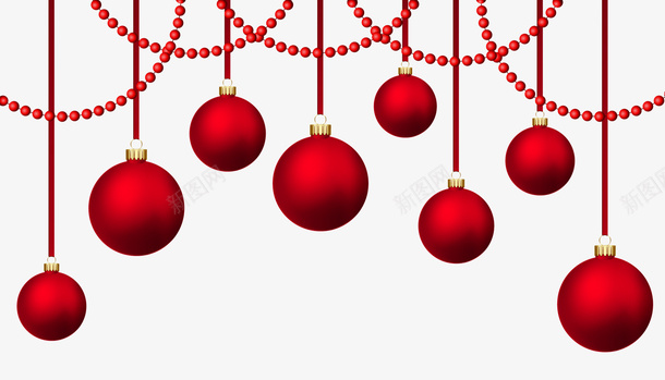 圣诞节装饰品红色圣诞球png免抠素材_新图网 https://ixintu.com 假期 圣诞 圣诞球 氛围装饰品 装饰
