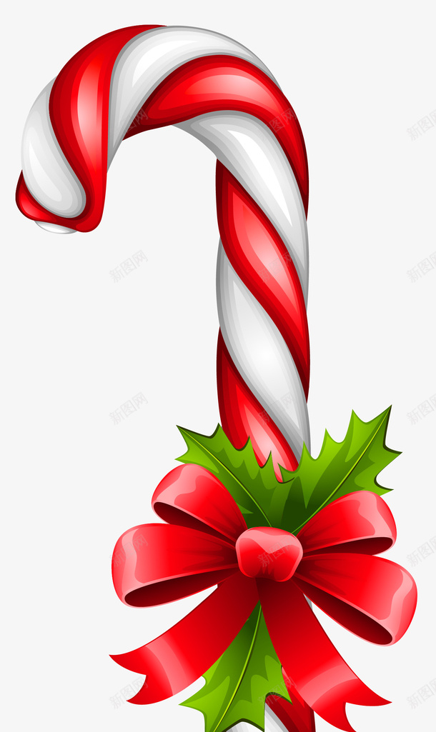 圣诞节拐杖扭曲化png免抠素材_新图网 https://ixintu.com 圣诞节 圣诞元素 圣诞拐杖 圣诞素材
