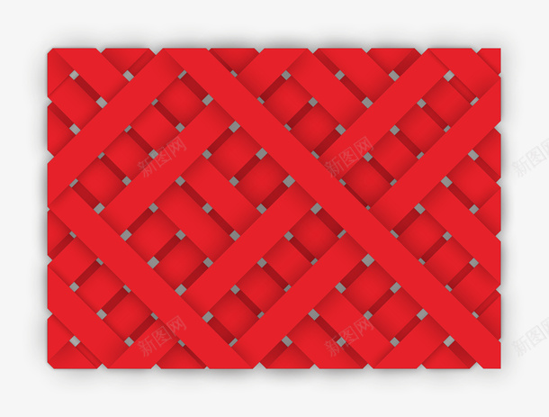 红色中国结折叠彩带cdr免抠素材_新图网 https://ixintu.com 红色 中国结 折叠 彩带