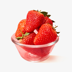 采摘的草莓新鲜采摘草莓高清图片