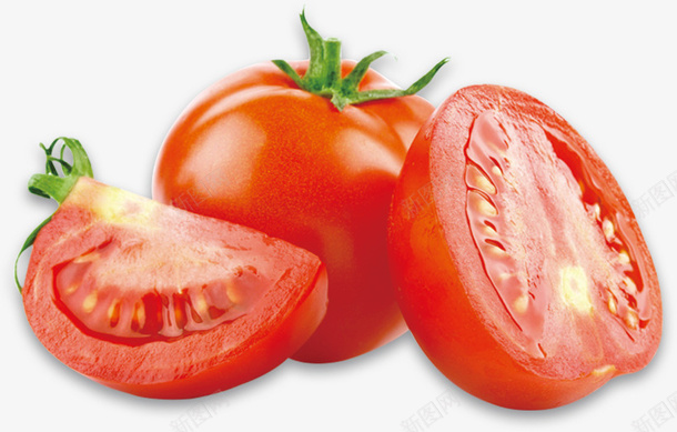 新鲜蔬菜水果西红柿png免抠素材_新图网 https://ixintu.com 蔬菜 番茄 食物 水果