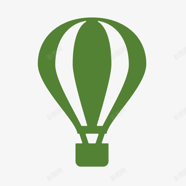 热气球纯色图标png_新图网 https://ixintu.com 元素 图标 热气球 空气球 纯色元素 颜色单一