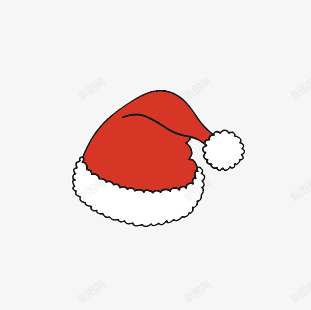 圣诞小红帽子psd免抠素材_新图网 https://ixintu.com 圣诞 圣诞帽 圣诞节 帽子