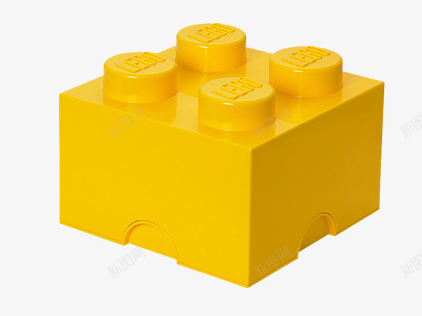 黄色积木玩具png免抠素材_新图网 https://ixintu.com 积木 积木玩具 塑料积木 组装积木 积木块