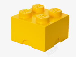 黄色积木玩具素材