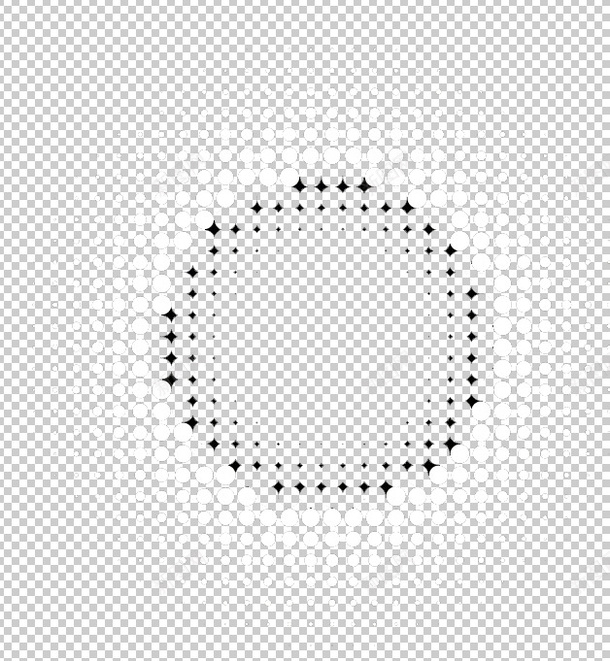黑色圆圈点阵png免抠素材_新图网 https://ixintu.com 黑白 点阵 简约 背景