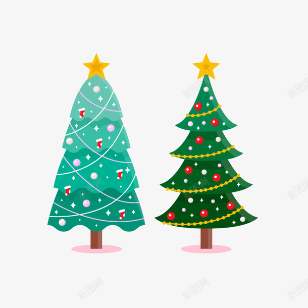 装扮圣诞树01png免抠素材_新图网 https://ixintu.com 圣诞 圣诞树 冬天 装扮